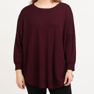 Avenue Rounded Split Hem Sweater Size 14/16